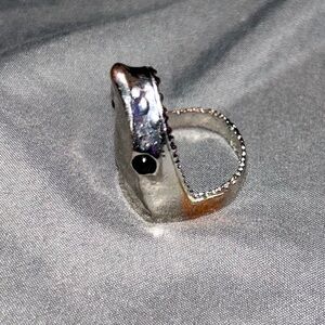 Silver Shark Ring